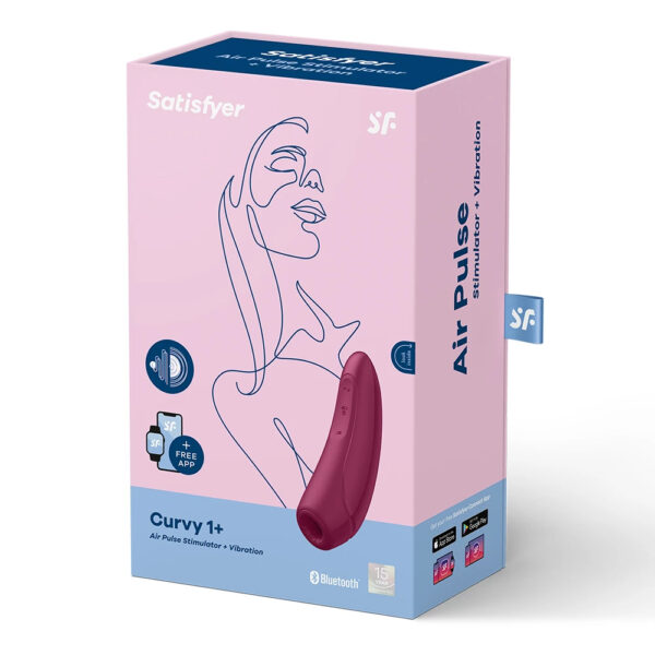 Satisfyer Curvy 1+ App Controlled Rechargeable Clit Stimulator - Image 4
