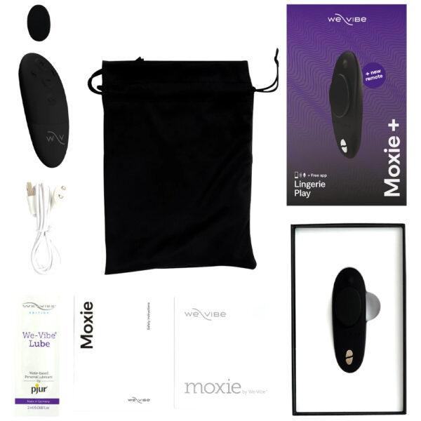 We-Vibe Moxie+ Black 10 Function App Controlled Clitoral Vibrator - Image 3