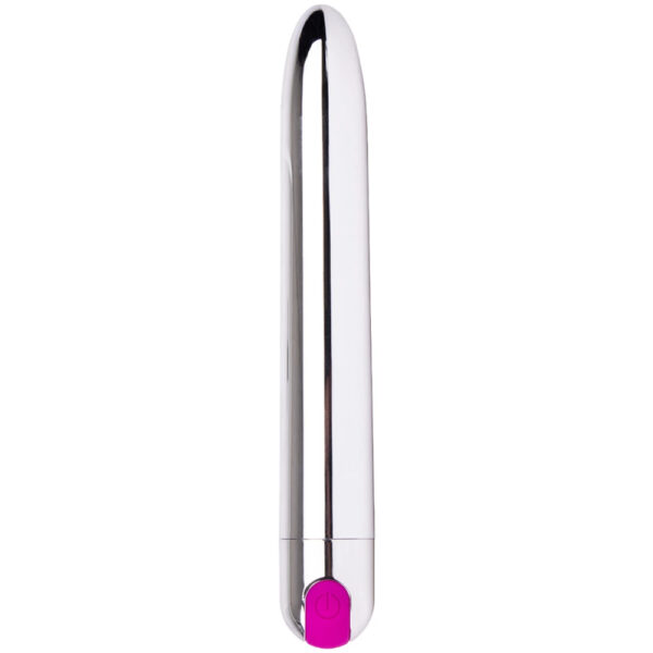 Vibrador Clásico Recargable Chupete de Plata