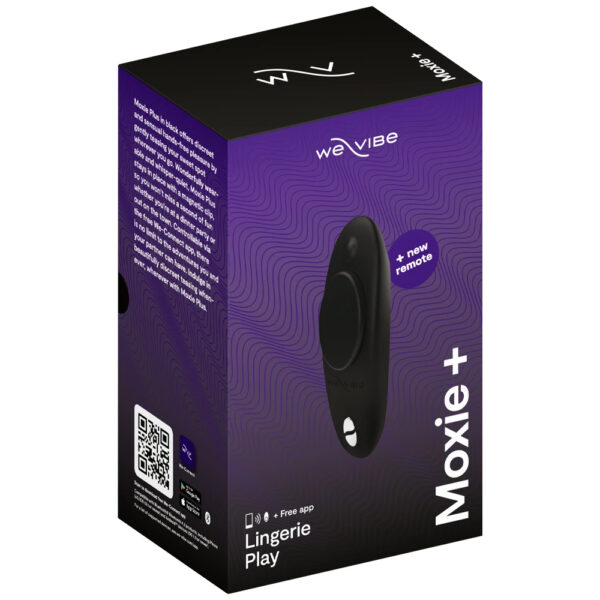We-Vibe Moxie+ Black 10 Function App Controlled Clitoral Vibrator - Image 2