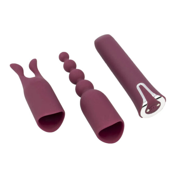 Threesome Purple Silicone Bullet & Sleeve Set – Bild 2