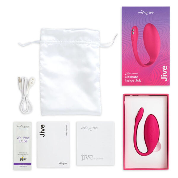 We-Vibe Jive Pink 10 Function App Control Rechargeable Love Egg - Image 3