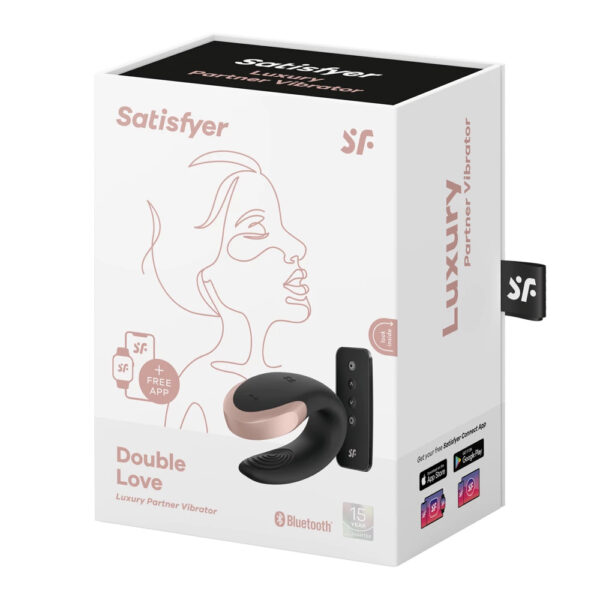 Satisfyer Double Love 10 Function App Controlled Couples Vibrator - Image 5