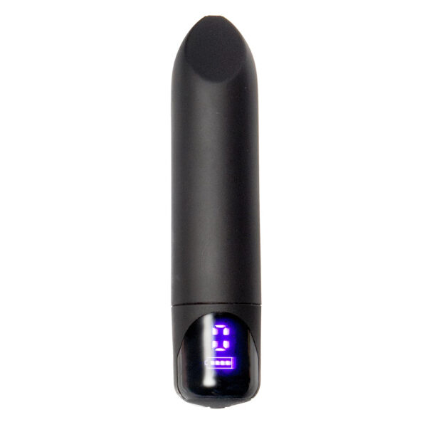Cosmopolitan Black Rechargeable LCD Bullet Vibrator - Image 2