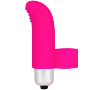 Clit Charmer Pink Silicone Finger Vibrator
