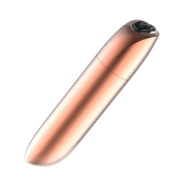Rose Gold Rechargeable Bullet Vibrator - Imagen 2