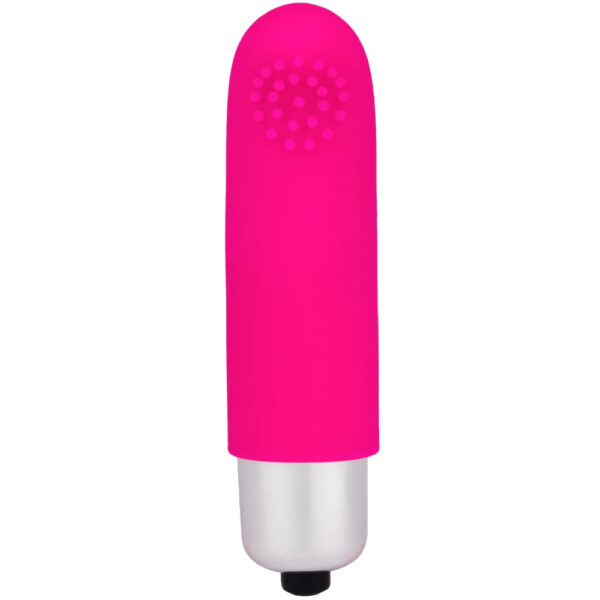 Clit Charmer Pink Silicone Finger Vibrator - Image 2