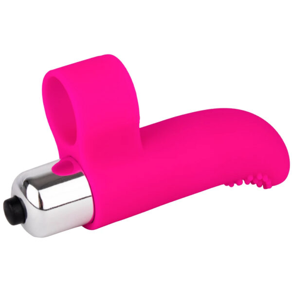 Clit Charmer Pink Silicone Finger Vibrator - Image 3