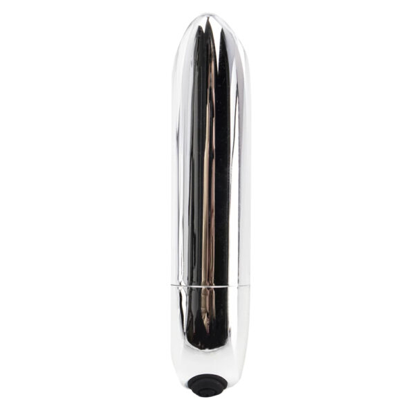O-Glow Silver Rechargeable Bullet Vibrator - Image 2