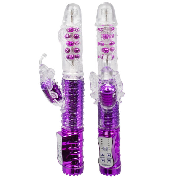 Butterfly Effect Rechargeable Thrusting Vibe - Image 3