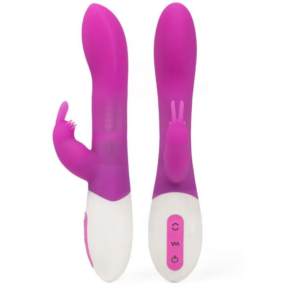 Come-Hither Silicone Rotating Rabbit Vibrator - Image 2