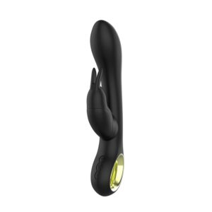 Lealso Black Marble Effect 16 Function Rabbit Vibrator