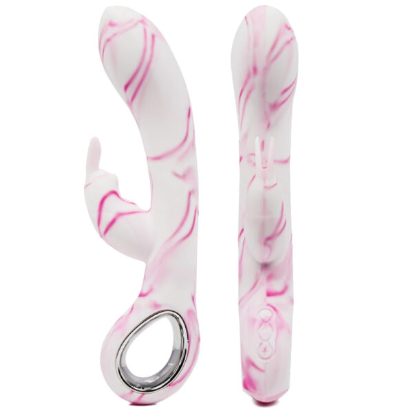 Lealso Candy Marble Effect 16 Function Rabbit Vibrator - Image 2