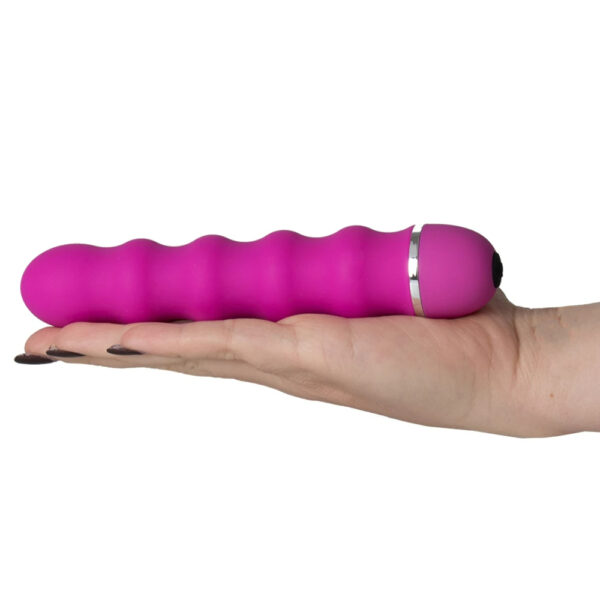 Roller Pink Silicone Wave Vibrator - Image 2
