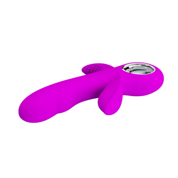 Dual motor 7 frequency vibrator USB rechargeable silicone female vibrator - Image 2