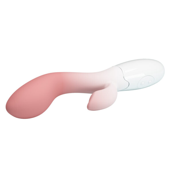Pink Gradient Rechargeable Rabbit Vibrator - Image 2