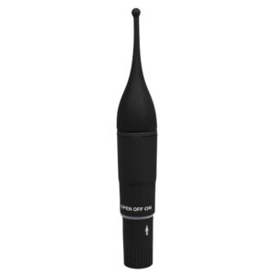 Straight To The Point Black Mini Wand Vibrator